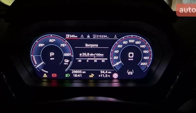 Синий Ауди Q4 e-tron, объемом двигателя 0 л и пробегом 29 тыс. км за 33400 $, фото 5 на Automoto.ua