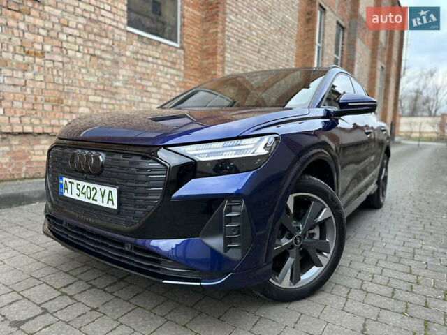 Синий Ауди Q4 e-tron, объемом двигателя 0 л и пробегом 12 тыс. км за 32000 $, фото 70 на Automoto.ua