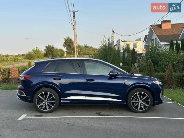 Синий Ауди Q4 e-tron, объемом двигателя 0 л и пробегом 13 тыс. км за 37300 $, фото 4 на Automoto.ua