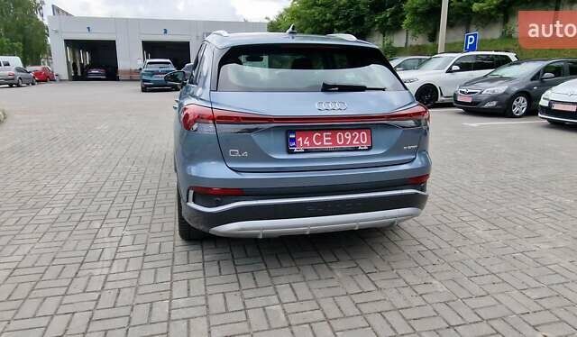 Синий Ауди Q4 e-tron, объемом двигателя 0 л и пробегом 77 тыс. км за 27999 $, фото 29 на Automoto.ua