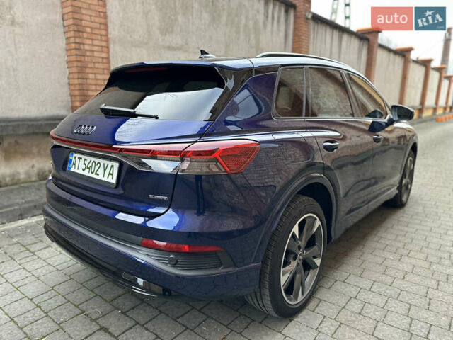 Синий Ауди Q4 e-tron, объемом двигателя 0 л и пробегом 12 тыс. км за 32000 $, фото 5 на Automoto.ua
