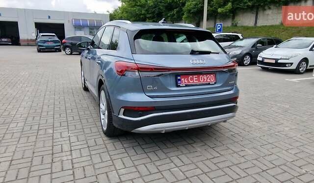 Синий Ауди Q4 e-tron, объемом двигателя 0 л и пробегом 77 тыс. км за 27999 $, фото 30 на Automoto.ua