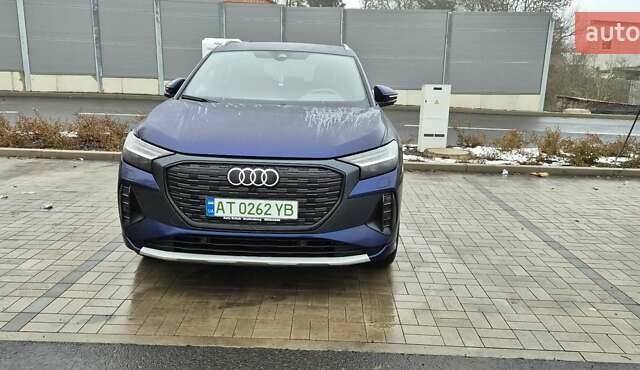 Синий Ауди Q4 e-tron, объемом двигателя 0 л и пробегом 29 тыс. км за 33400 $, фото 15 на Automoto.ua