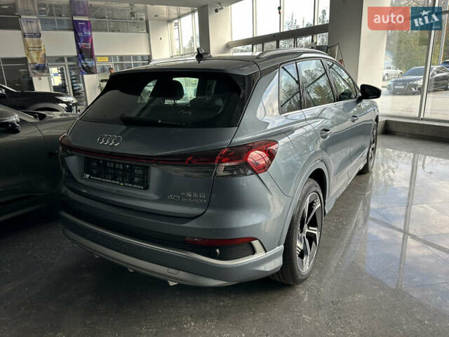 Ауди Q4 e-tron 2023 в Львове на Automoto.ua Синий Ауди Q4 e-tron, объемом двигателя 0 л и пробегом 5 тыс. км за 31000 $, фото 4 на Automoto.ua