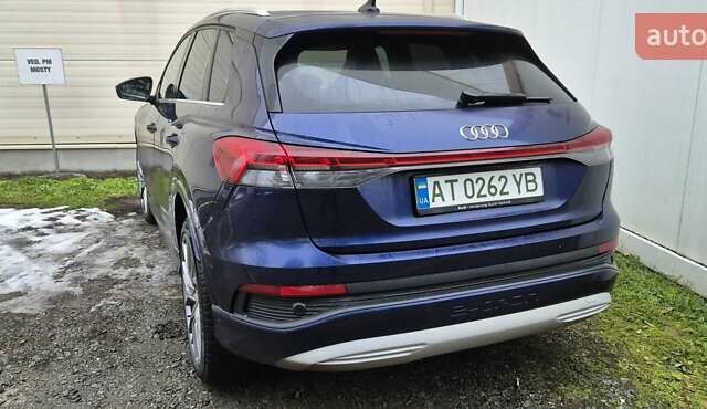 Синий Ауди Q4 e-tron, объемом двигателя 0 л и пробегом 29 тыс. км за 33400 $, фото 4 на Automoto.ua