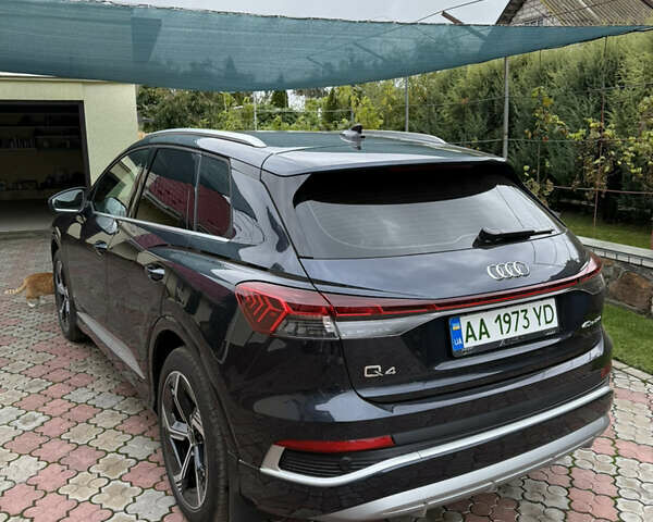 Синий Ауди Q4 e-tron, объемом двигателя 0 л и пробегом 1 тыс. км за 33000 $, фото 5 на Automoto.ua