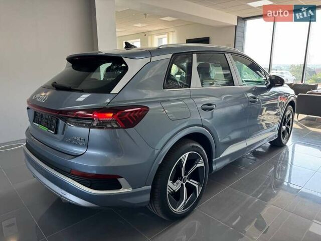 Синий Ауди Q4 e-tron, объемом двигателя 0 л и пробегом 1 тыс. км за 32499 $, фото 7 на Automoto.ua