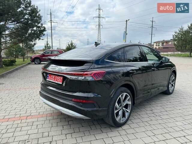 Чорний Ауді Q4 Sportback e-tron, об'ємом двигуна 0 л та пробігом 20 тис. км за 26500 $, фото 6 на Automoto.ua