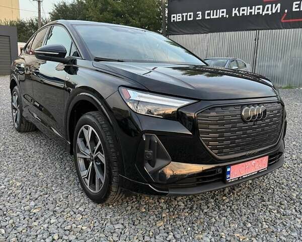 Чорний Ауді Q4 Sportback e-tron, об'ємом двигуна 0 л та пробігом 6 тис. км за 37600 $, фото 3 на Automoto.ua