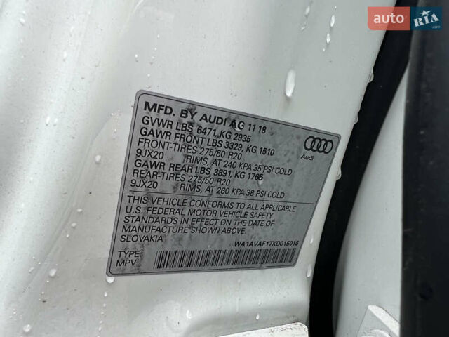 Белый Ауди Q8, объемом двигателя 3 л и пробегом 79 тыс. км за 29000 $, фото 15 на Automoto.ua