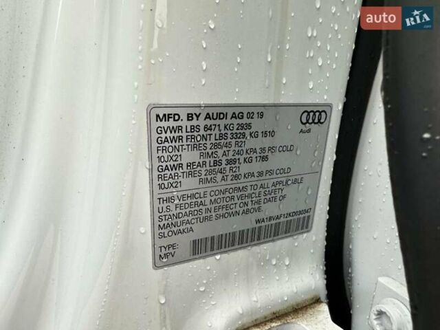 Білий Ауді Q8, об'ємом двигуна 3 л та пробігом 99 тис. км за 19500 $, фото 9 на Automoto.ua