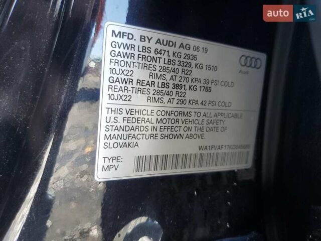 Черный Ауди Q8, объемом двигателя 3 л и пробегом 140 тыс. км за 22000 $, фото 12 на Automoto.ua