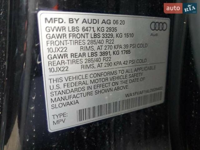 Черный Ауди Q8, объемом двигателя 3 л и пробегом 110 тыс. км за 20400 $, фото 12 на Automoto.ua