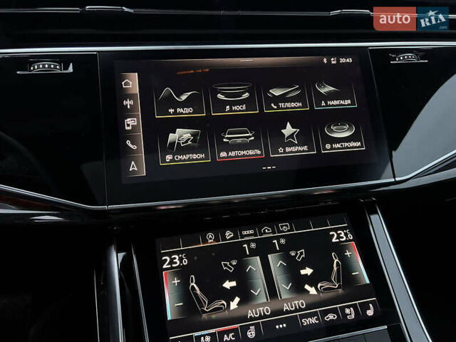 Черный Ауди Q8, объемом двигателя 3 л и пробегом 35 тыс. км за 58499 $, фото 30 на Automoto.ua