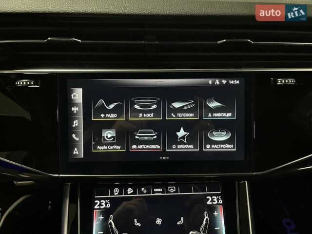 Черный Ауди Q8, объемом двигателя 2.97 л и пробегом 1 тыс. км за 112700 $, фото 69 на Automoto.ua