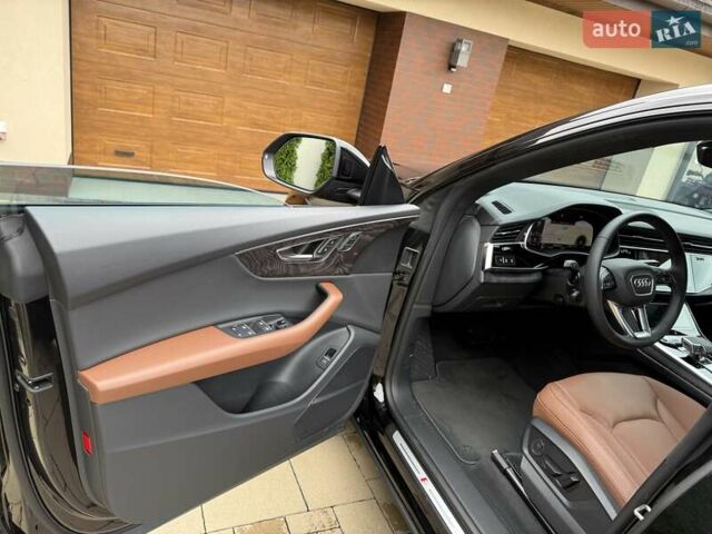 Черный Ауди Q8, объемом двигателя 3 л и пробегом 19 тыс. км за 92700 $, фото 12 на Automoto.ua
