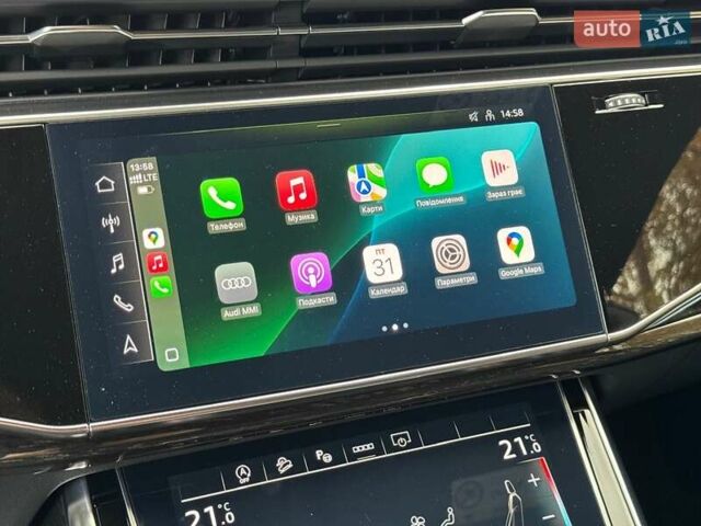 Серый Ауди Q8, объемом двигателя 3 л и пробегом 20 тыс. км за 87000 $, фото 50 на Automoto.ua