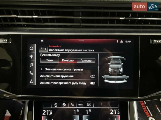 Серый Ауди Q8, объемом двигателя 2.97 л и пробегом 24 тыс. км за 97700 $, фото 65 на Automoto.ua