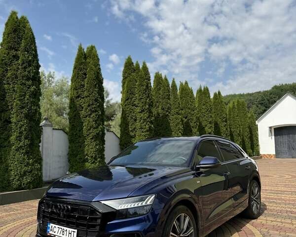 Ауді Q8 2019 у Виноградове на Automoto.ua Синій Ауді Q8, об'ємом двигуна 2.97 л та пробігом 174 тис. км за 59900 $, фото 1 на Automoto.ua