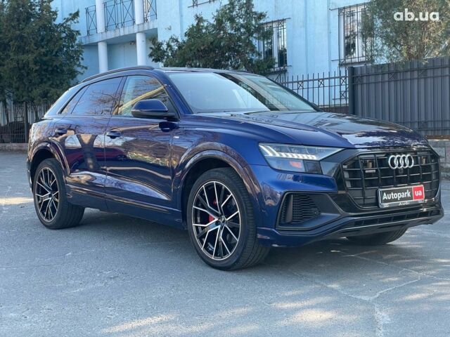 Синий Ауди Q8, объемом двигателя 3 л и пробегом 27 тыс. км за 62000 $, фото 4 на Automoto.ua