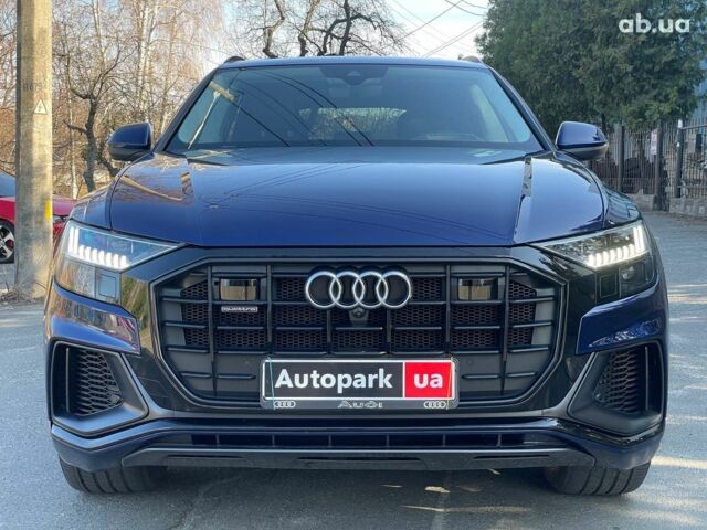 Синий Ауди Q8, объемом двигателя 3 л и пробегом 27 тыс. км за 62000 $, фото 2 на Automoto.ua