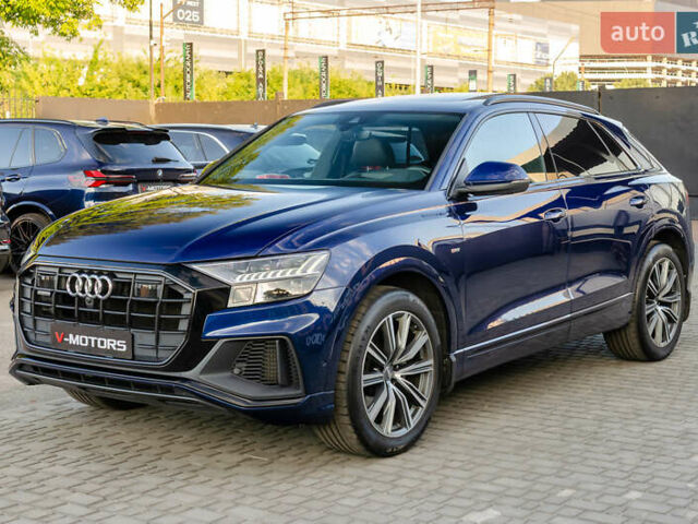 Синий Ауди Q8, объемом двигателя 3 л и пробегом 210 тыс. км за 49990 $, фото 3 на Automoto.ua