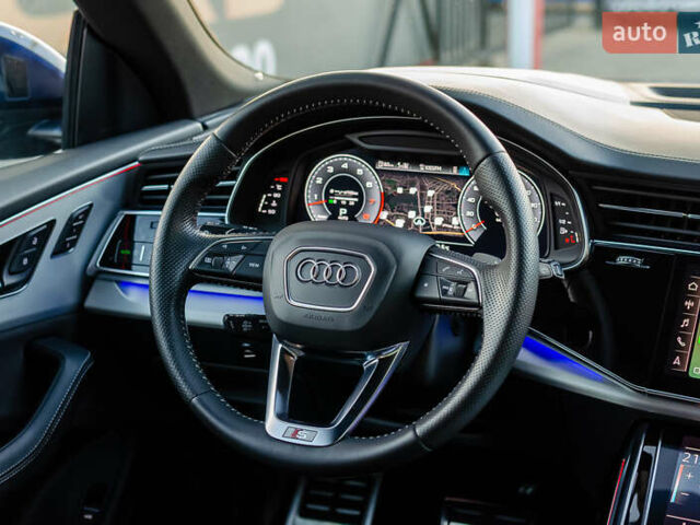 Синий Ауди Q8, объемом двигателя 3 л и пробегом 210 тыс. км за 49990 $, фото 20 на Automoto.ua