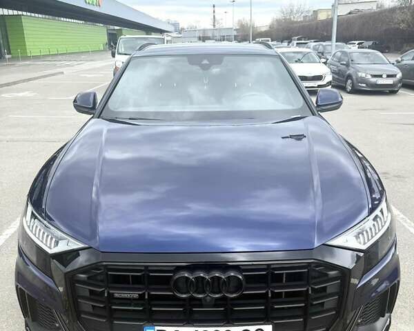 Синий Ауди Q8, объемом двигателя 3 л и пробегом 55 тыс. км за 55500 $, фото 1 на Automoto.ua