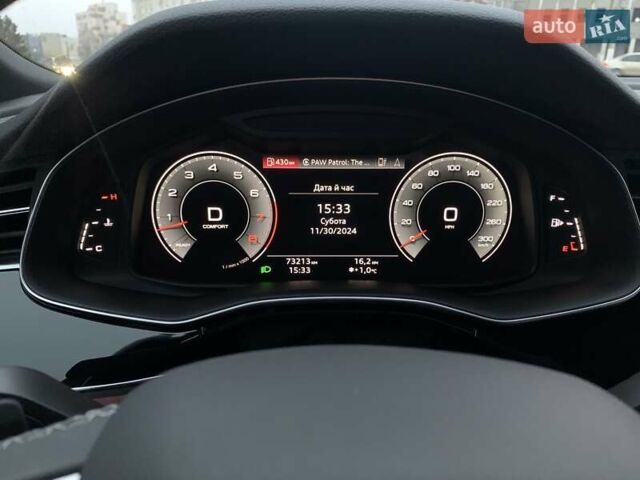 Синий Ауди Q8, объемом двигателя 3 л и пробегом 73 тыс. км за 60000 $, фото 1 на Automoto.ua