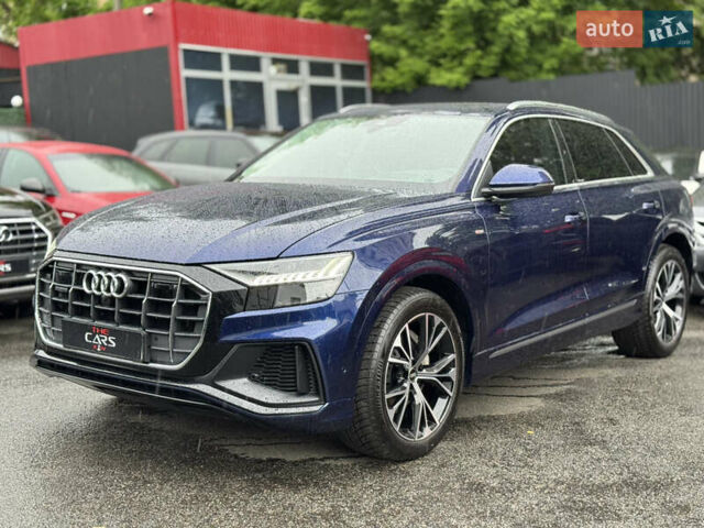 Синий Ауди Q8, объемом двигателя 3 л и пробегом 75 тыс. км за 62500 $, фото 2 на Automoto.ua
