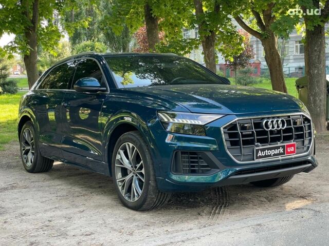 Синий Ауди Q8, объемом двигателя 3 л и пробегом 28 тыс. км за 76290 $, фото 2 на Automoto.ua