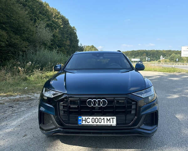 Ауді Q8 2021 у Львові на Automoto.ua Синій Ауді Q8, об'ємом двигуна 3 л та пробігом 28 тис. км за 74000 $, фото 1 на Automoto.ua