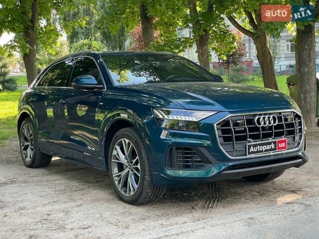Синий Ауди Q8, объемом двигателя 3 л и пробегом 28 тыс. км за 70290 $, фото 1 на Automoto.ua