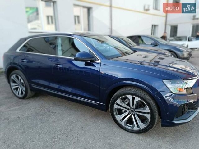 Синий Ауди Q8, объемом двигателя 3 л и пробегом 50 тыс. км за 67200 $, фото 24 на Automoto.ua