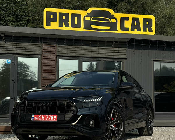 Синий Ауди Q8, объемом двигателя 3 л и пробегом 27 тыс. км за 74500 $, фото 4 на Automoto.ua