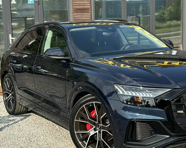 Синий Ауди Q8, объемом двигателя 3 л и пробегом 27 тыс. км за 74500 $, фото 3 на Automoto.ua
