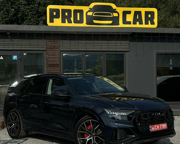 Синий Ауди Q8, объемом двигателя 3 л и пробегом 27 тыс. км за 74500 $, фото 1 на Automoto.ua