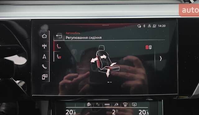 Серый Ауди Q8 Sportback e-tron, объемом двигателя 0 л и пробегом 20 тыс. км за 64800 $, фото 110 на Automoto.ua