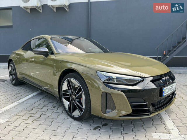 Зеленый Ауди RS e-tron GT, объемом двигателя 0 л и пробегом 20 тыс. км за 70000 $, фото 7 на Automoto.ua