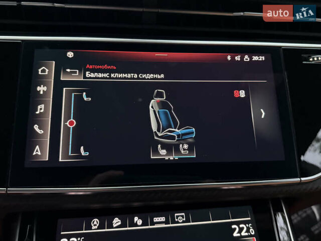 Черный Ауди RS Q8, объемом двигателя 4 л и пробегом 54 тыс. км за 94000 $, фото 84 на Automoto.ua