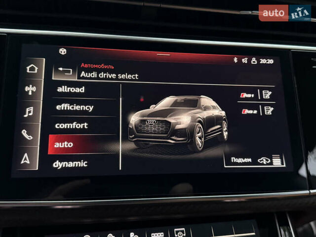Черный Ауди RS Q8, объемом двигателя 4 л и пробегом 54 тыс. км за 94000 $, фото 81 на Automoto.ua