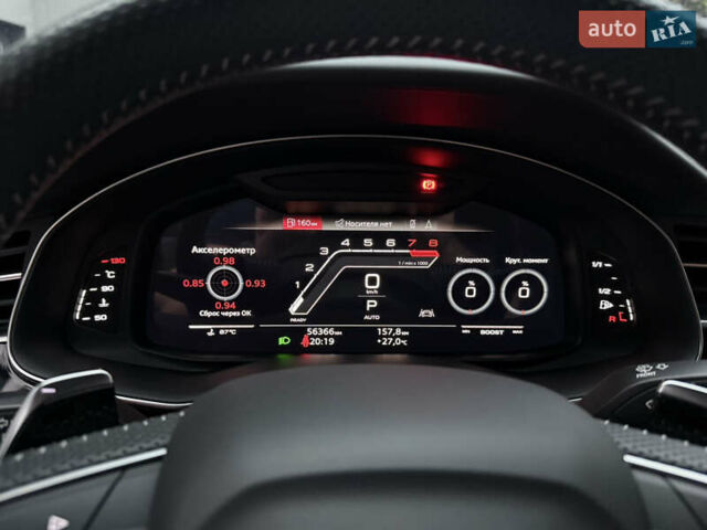 Черный Ауди RS Q8, объемом двигателя 4 л и пробегом 54 тыс. км за 94000 $, фото 77 на Automoto.ua