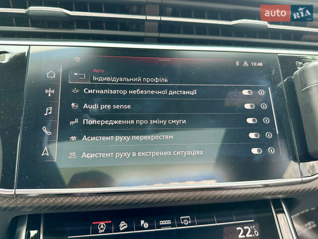 Черный Ауди RS Q8, объемом двигателя 4 л и пробегом 98 тыс. км за 84000 $, фото 82 на Automoto.ua