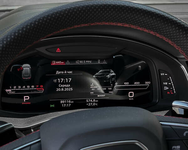 Черный Ауди RS Q8, объемом двигателя 4 л и пробегом 89 тыс. км за 94999 $, фото 12 на Automoto.ua