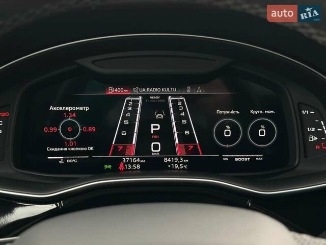 Чорний Ауді RS Q8, об'ємом двигуна 4 л та пробігом 37 тис. км за 125500 $, фото 85 на Automoto.ua