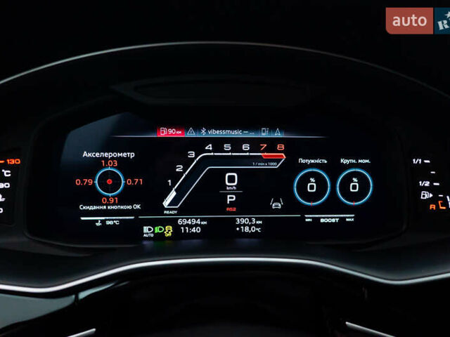 Чорний Ауді RS Q8, об'ємом двигуна 4 л та пробігом 69 тис. км за 106634 $, фото 11 на Automoto.ua