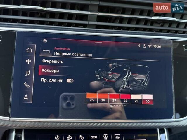 Черный Ауди RS Q8, объемом двигателя 4 л и пробегом 1 тыс. км за 163950 $, фото 110 на Automoto.ua