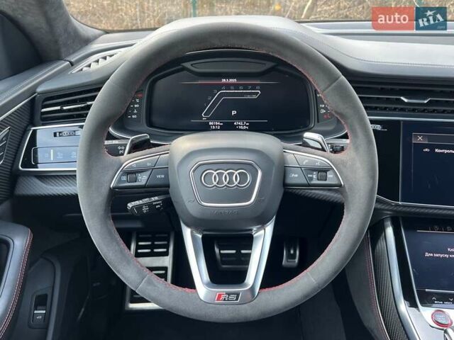 Серый Ауди RS Q8, объемом двигателя 4 л и пробегом 86 тыс. км за 89999 $, фото 13 на Automoto.ua