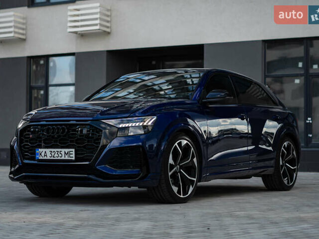 Синий Ауди RS Q8, объемом двигателя 4 л и пробегом 70 тыс. км за 96000 $, фото 2 на Automoto.ua