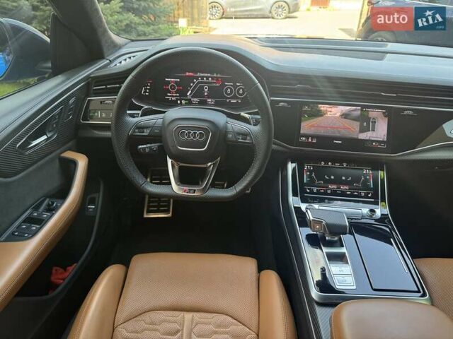 Синий Ауди RS Q8, объемом двигателя 4 л и пробегом 51 тыс. км за 87000 $, фото 44 на Automoto.ua